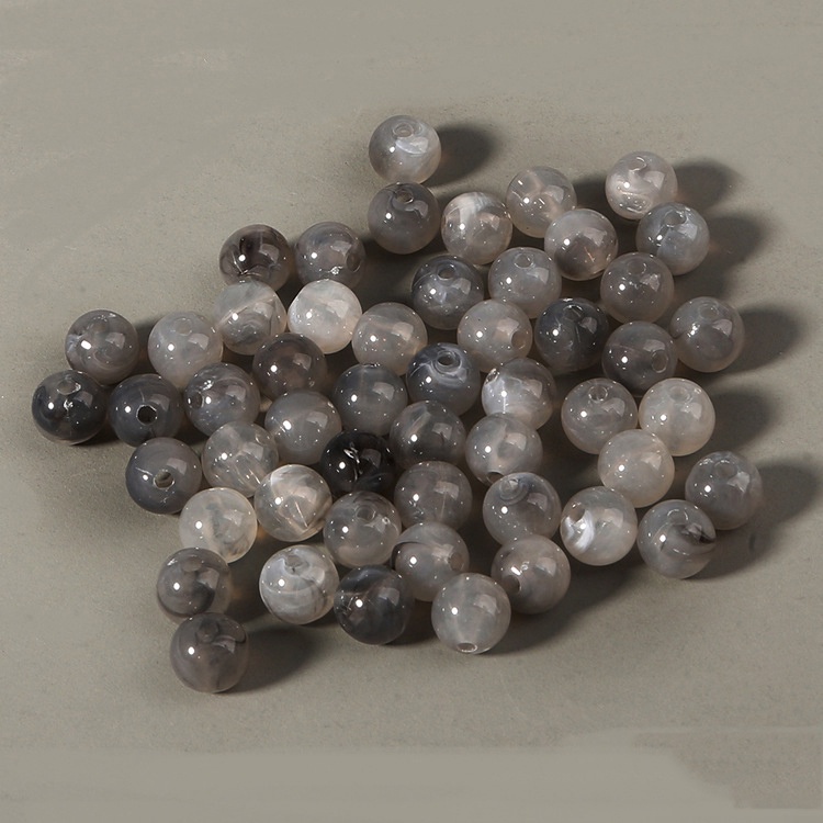 Set 30/ 50/ 100 hạt xỏ lỗ ngọc trai nhân tạo nhiều màu sắc tùy chọn dành cho làm đồ trang sức thủ công