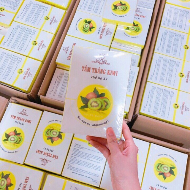 Tắm trắng kiwi x3