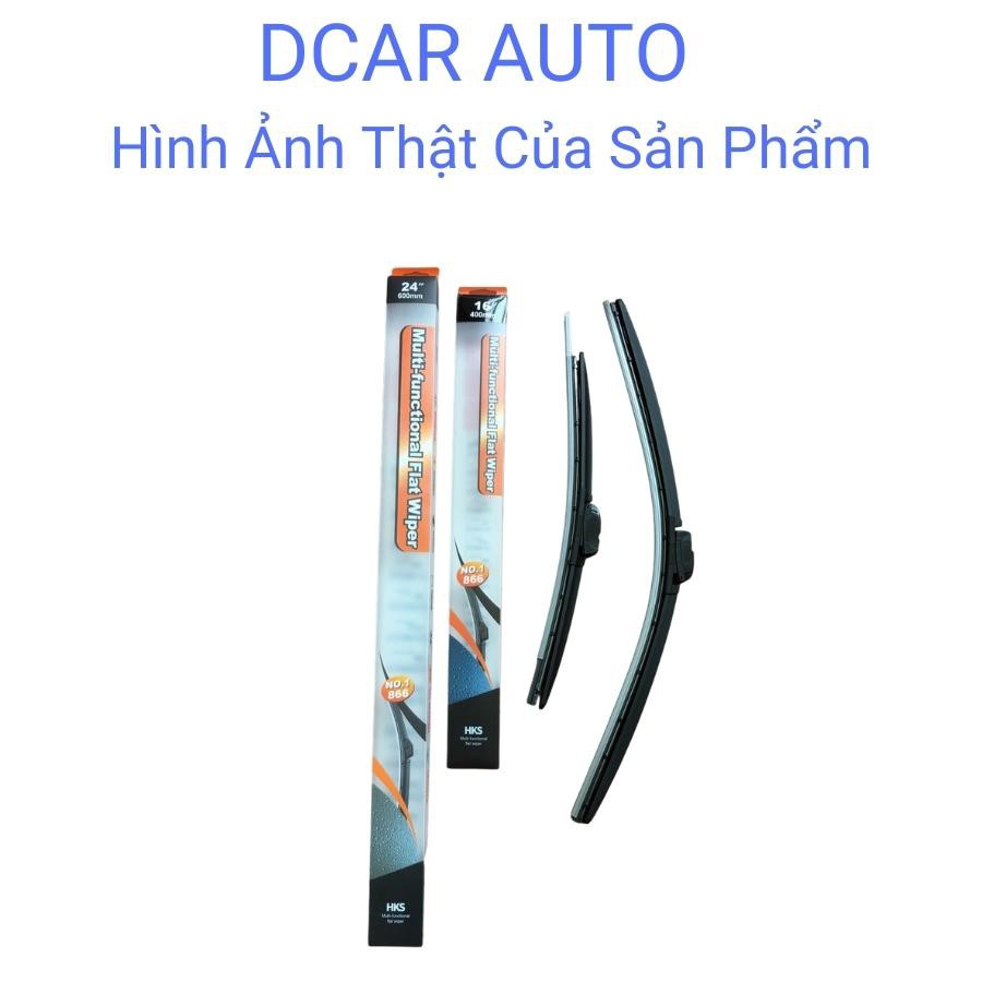 Gạt mưa ô tô loại cần gạt mưa silicon không sương đủ size lắp vừa tất cả dòng xe với bộ kit đi kèm