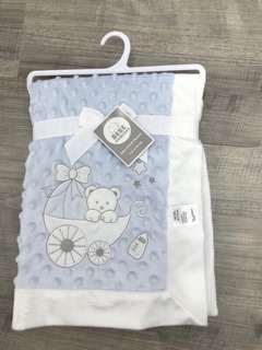 Chăn lông 2 lớp Bebe Mẫu mới nhất 2019