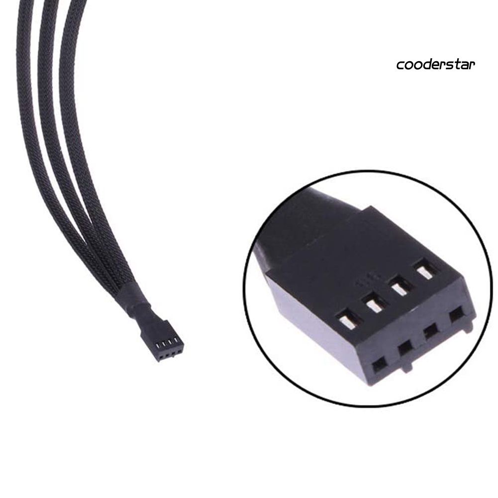 Dây Cáp Chia Cổng 1 Ra 3 Cổng 4-pin Cho Quạt Tản Nhiệt Máy Tính