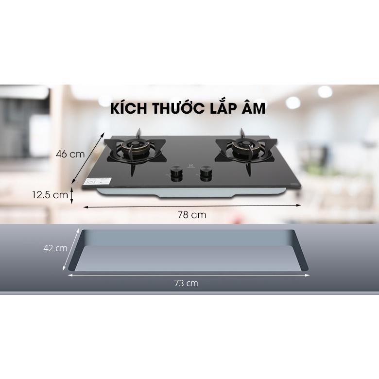 Bếp ga âm Electrolux EHG7230BE - Smart House