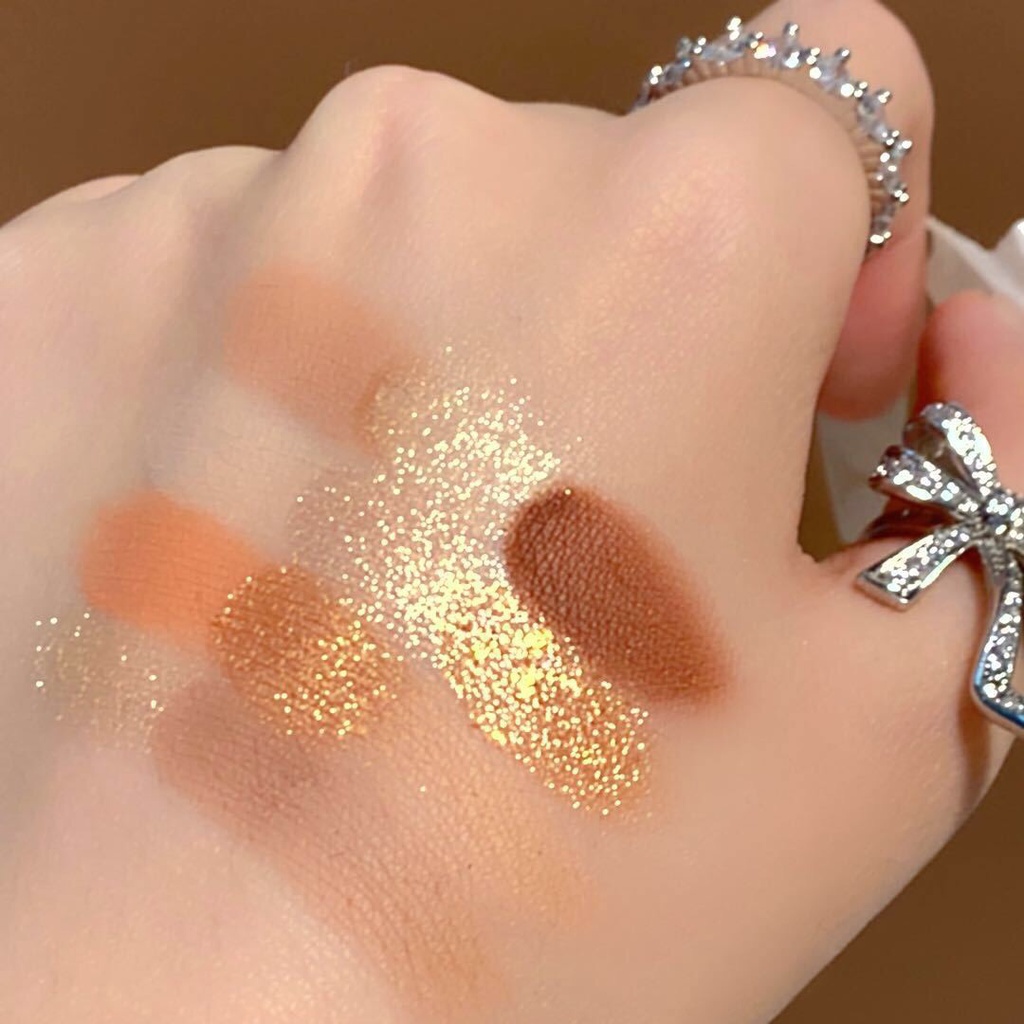 Bảng mắt 12 màu CALLCALL LING tiểu thư  MUGE LEEN Eye Shadow Western Antigues sang chảnh hot trend MUGE05 CALL01