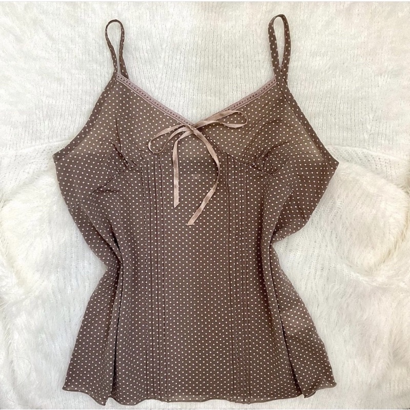 Cami top chấm bi 2hand