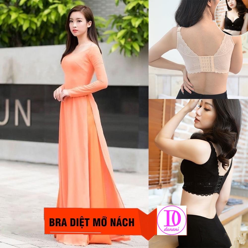 Áo lót Bra corset - Áo Ngực Định Hình Bản To Chống Hằn, Không Gọng, Giarm Mỡ Lưng, Nâng Ngực Hàng Cao Cấp