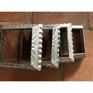 Chân Đế Hộp Sắt Hoa Văn 5x5( X10 Sản Phẩm/1 Lô)