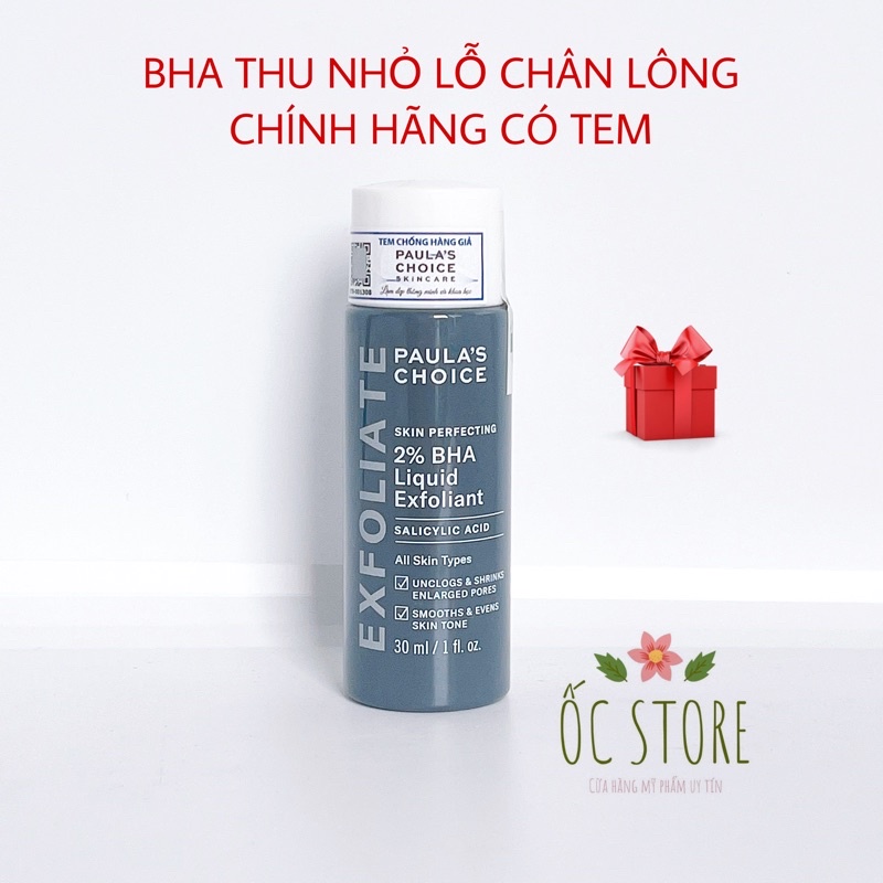 Dung dịch tẩy da chết BHA Liquid Paula’s Choice