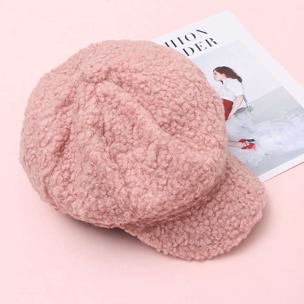 Mũ Bát Giác Màu Trơn Mềm Mại Co Giãn Handmade Dành Cho Nữ