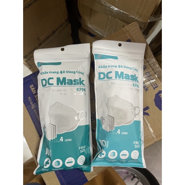 [TP HCM] Q5 SET 50 CÁI KHẨU TRANG DC MASK LOẠI DÀY NHẤT