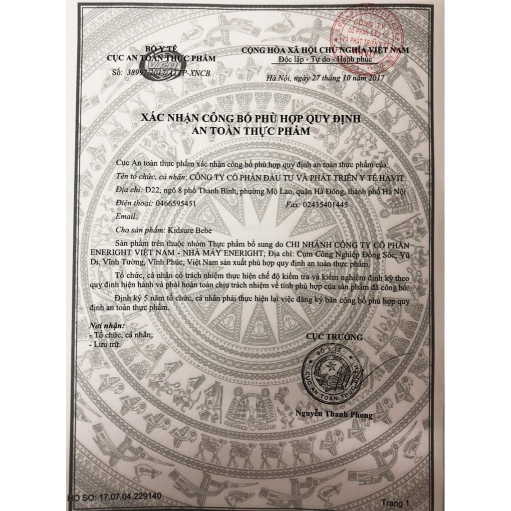 Sữa Kidsure Bebe Tăng Cân Nhanh Cho Bé Biếng Ăn