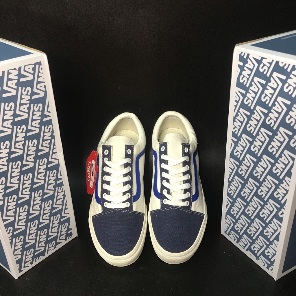 Giày Nam Nữ Vans Da Lộn Màu Xanh Giá Rẻ R11 Thời Trang