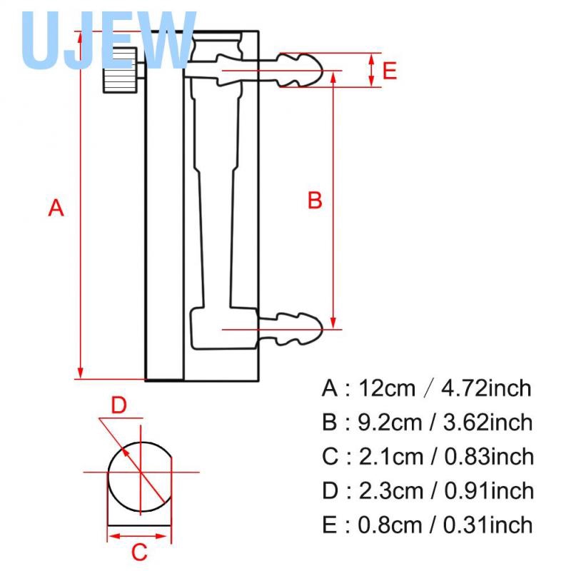 Lưu lượng kế LZQ-5 2.5-25LPM kèm van điều khiển cho oxy/khí/ga