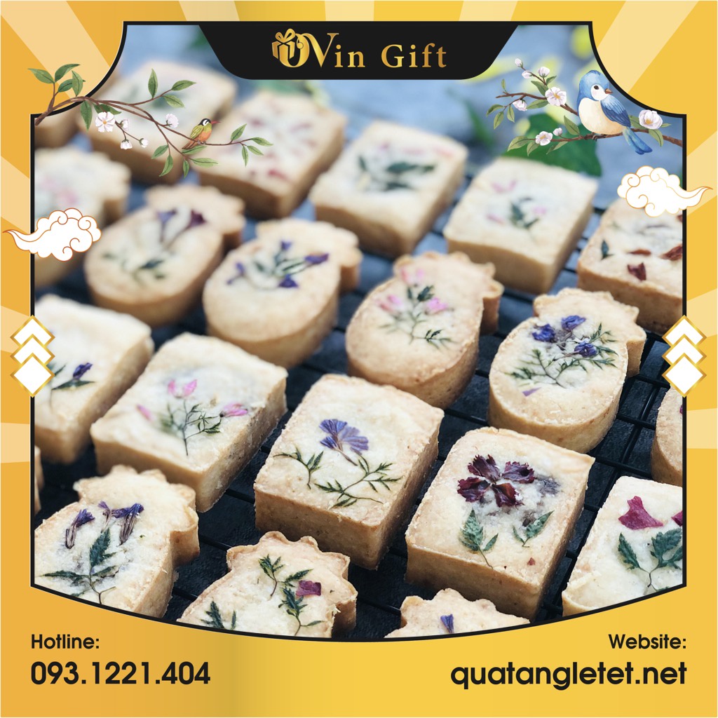 Bánh dứa Đài Loan - Phiên bản Hoa Trà - Hộp 10 bánh [BEST Seller]