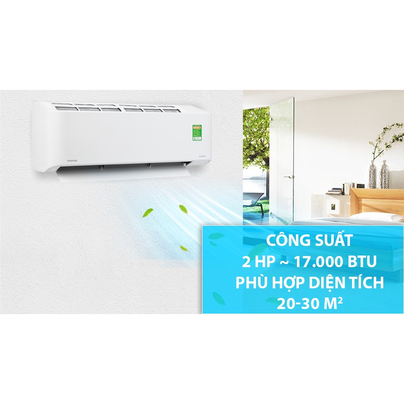 Máy lạnh Toshiba Inverter 2 HP RAS-H18C2KCVG-V (Miễn phí giao tại HCM-ngoài tỉnh liên hệ shop)