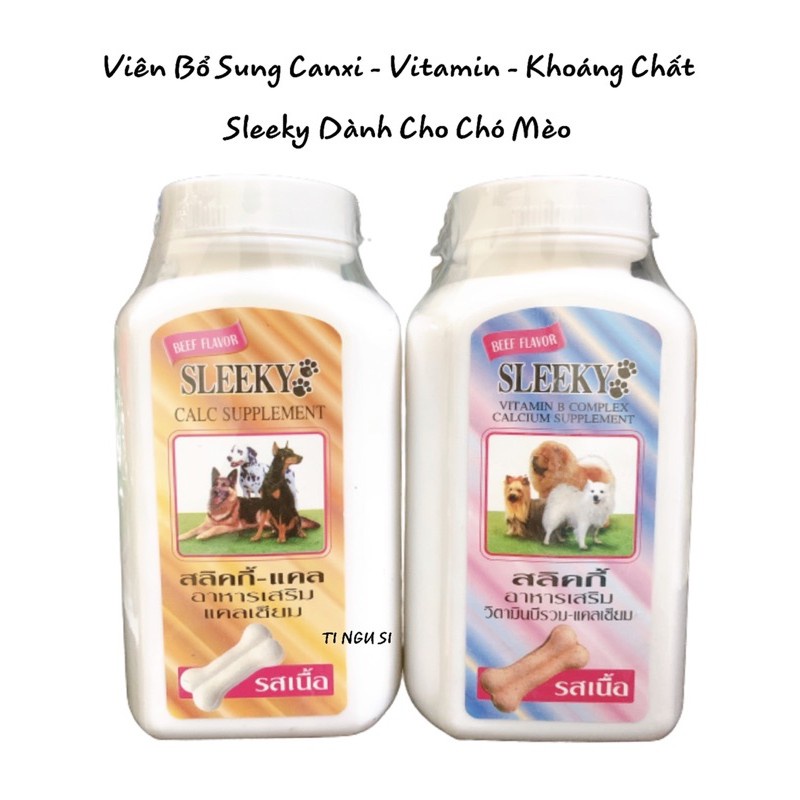 [LẺ 1V] SLEEKY SUPPLEMENT CALC/ VITAMIN B COMPLEX