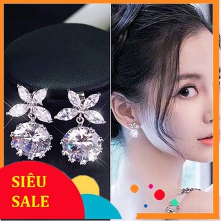 (NEW) BÔNG TAI ĐẸP CHO NỮ PHỤ KIỆN TRANG SỨC CAO CẤP NO.93 HOA TAI XINH XẮN KHUYÊN TAI HT018 JEWELLRY