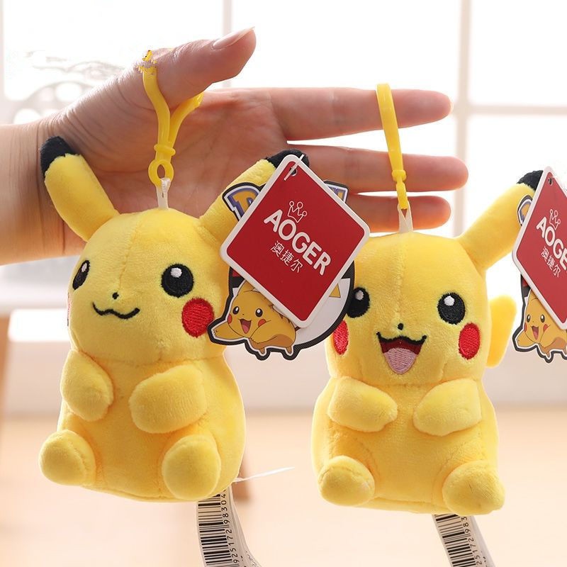 ❤Phụ Kiện Trang Trí Nội Thất Xinh Xắn Chất Lượng❤Móc Khóa Hình Pikachu Nhồi Bông Xinh Xắn Đáng Yêu Doraemon