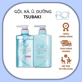 Bộ đôi gội xả Sạch Dầu Mát Lạnh Tsubaki Premium Cool Set