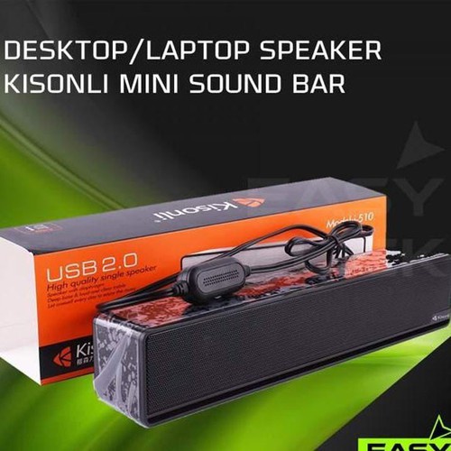 Loa 2.0 Kisonli i-510 - Jack 3.5mm và USB