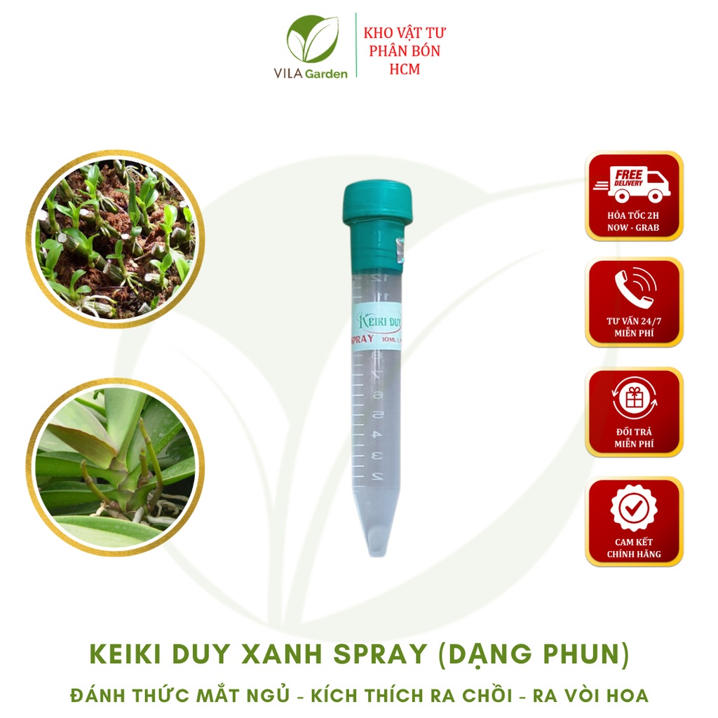 Thuốc Keiki kích chồi, kích mầm - keiki duy xanh Spray dùng cho lan