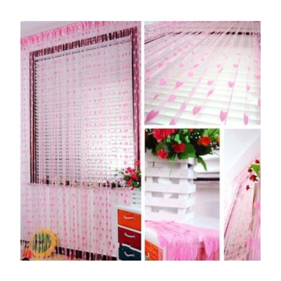 Rèm cửa trái tim xinh xắn