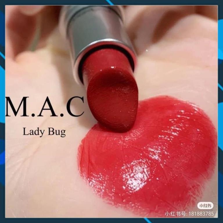 Son MAC ruby woo - Chili Full Size Bản Matte, Powder Kiss Laroche