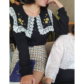 Áo Len Thêu Hoa - Penguin House