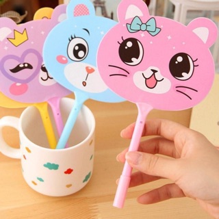 BÚT BI HÌNH QUẠT MỰC XANH
