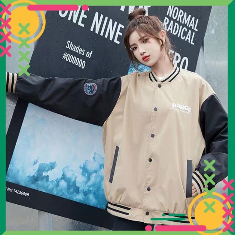 [Lên đồ là Sang] Áo Khoác Bomber Badge Thời Trang Siêu Chất AS