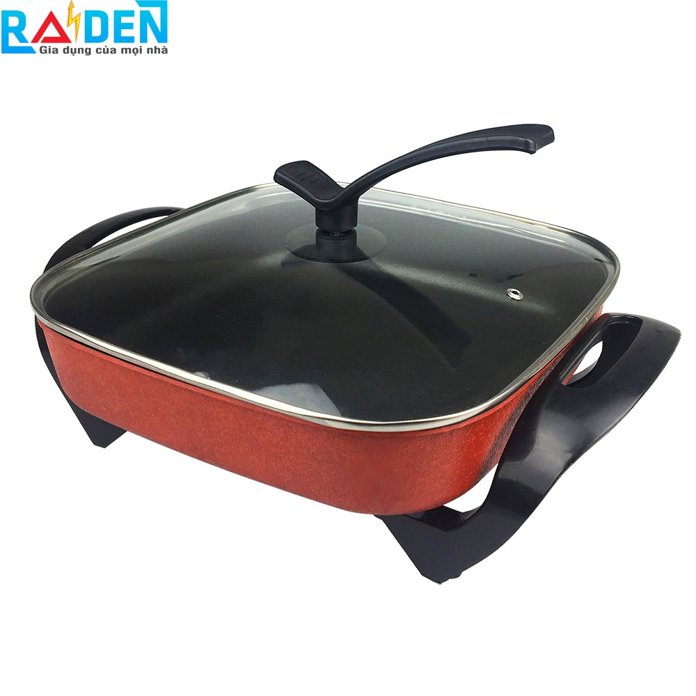 Nồi lẩu điện vuông chống dính 5L GreenCook GCEH30 với nhiều chức năng nấu