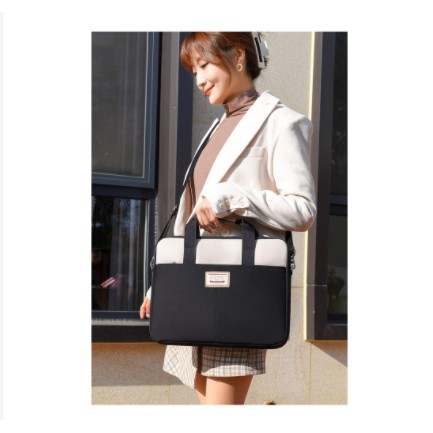 Cặp đựng macboock, laptop văn phòng cao cấp có đai gài hành lý | BigBuy360 - bigbuy360.vn