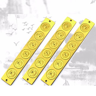 Thước xu Ngũ đế,Thước Lục Đế Đồng dài 20cm [trấn trạch,hóa sát...]