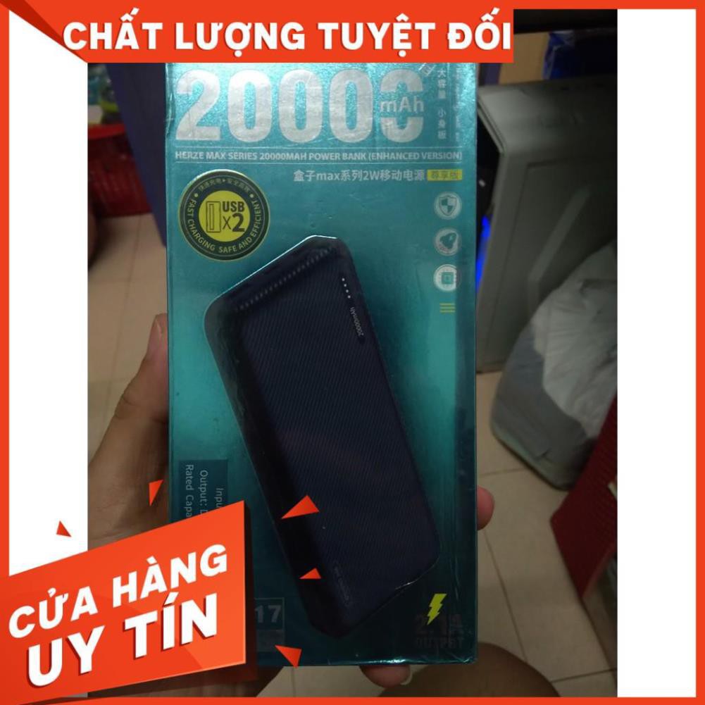 Sạc Dự Phòng ⚡️CHÍNH HÃNG⚡️ WK - Mã WP-117 20000mah (2 cổng) | BigBuy360 - bigbuy360.vn