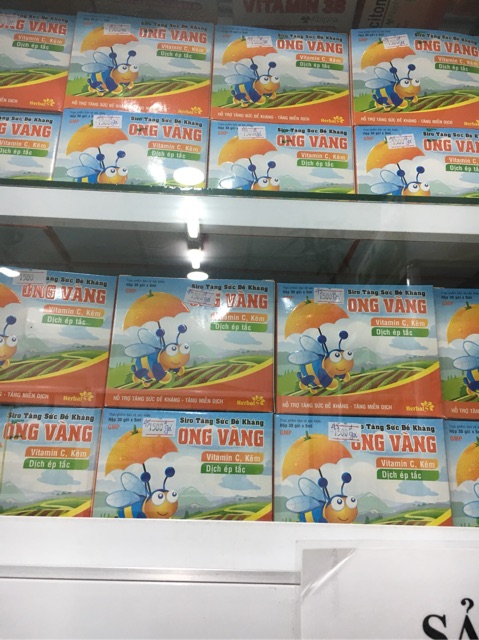 ✅ siro ong vàng giúp tăng đề kháng cho bé, bổ sung vitamin c