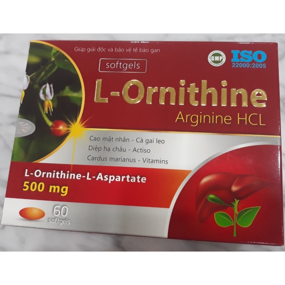 L-Ornithine- Chăm sóc sức khỏe gan