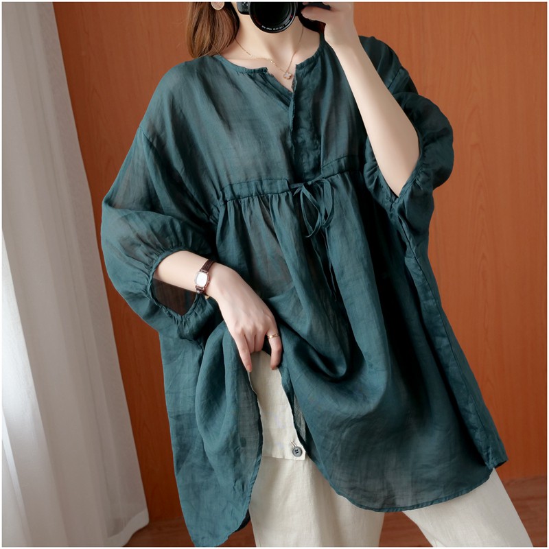 A34 áo big size freesize dáng babydoll trẻ trung hiện đại phong cách Hàn Quốc mẫu mới