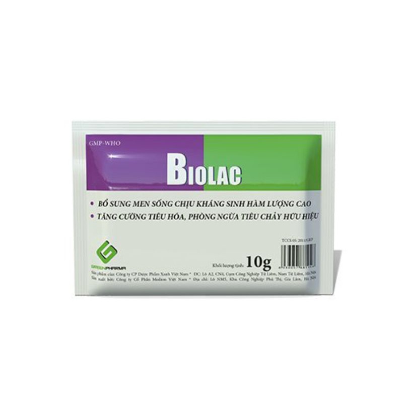 Men tiêu hóa Biolac 10g
