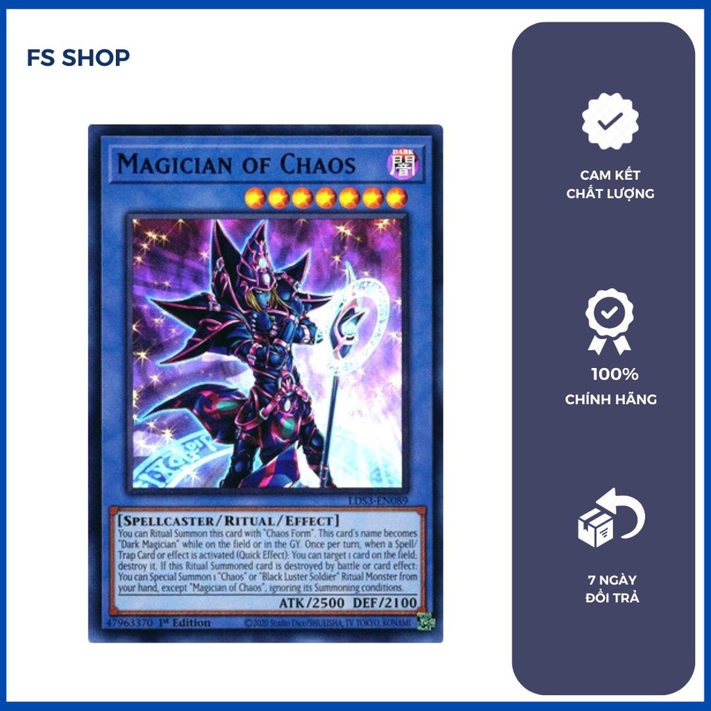 Thẻ bài Yugioh Chính Hãng Magician of Chaos