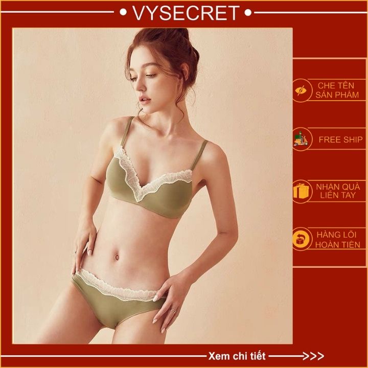 BỘ ÁO LÓT COTTON KHÔNG GỌNG MÚT MỎNG NÂNG NGỰC V1256 | BigBuy360 - bigbuy360.vn