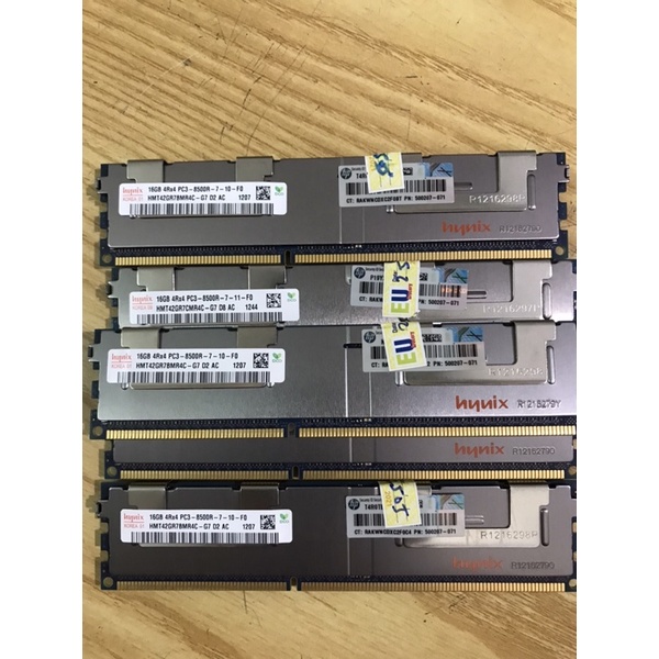RAM Server DDR3 ECC REG 16GB ECC REG Bus 1066 Mhz
