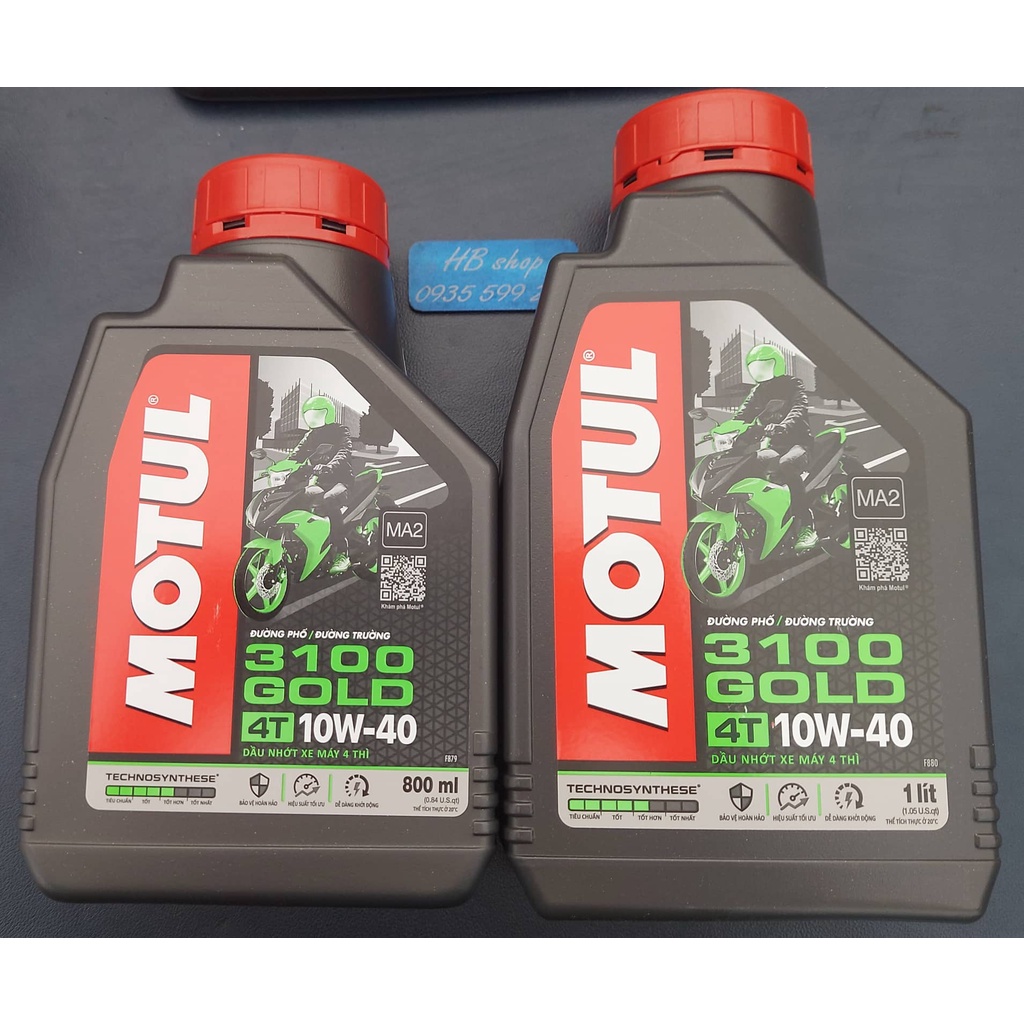 Nhớt motul 3100 gold chiếc lẻ xe winner satria sonic exciter - ảnh sản phẩm 5