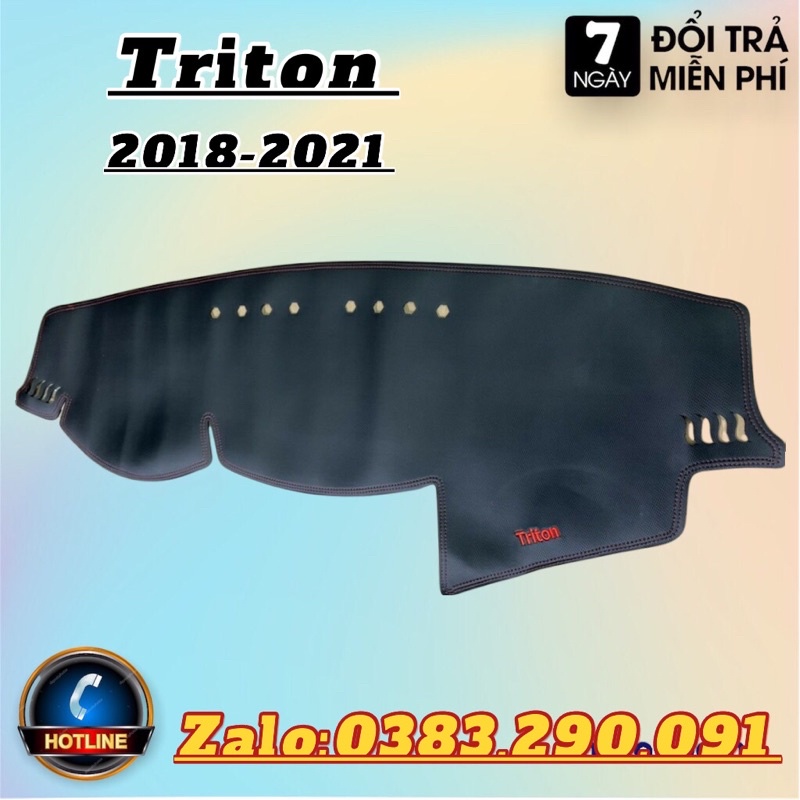 Thảm Taplo Da Triton 2018 2019 2020 2021 da carbon có chống trượt