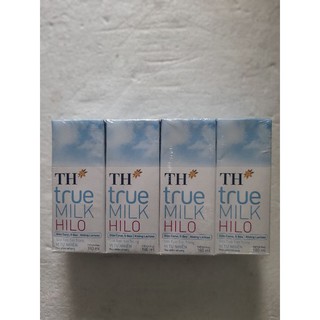Lốc 4 hộp sữa tươi TH true Milk HILO không đường 180ml