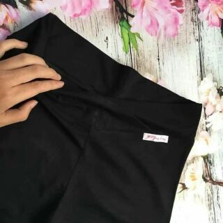 Quần legging bầu vạt chéo