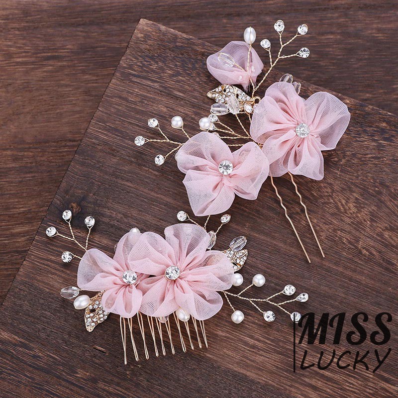 Lược cài tóc kiểu dáng thời trang thanh tú cho cô dâu