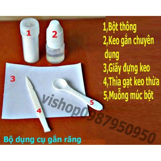 KEO GẮN RĂNG NANH GIẢ