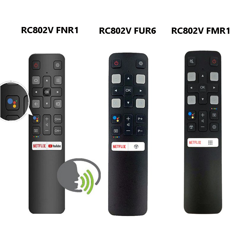 Điều Khiển Từ Xa Cho TV TCL RC802V FNR1 49P30FS 65P8S RC802V FMR1 c715 65p815 RC802V FUR6 43 P715 43A423 43 P615