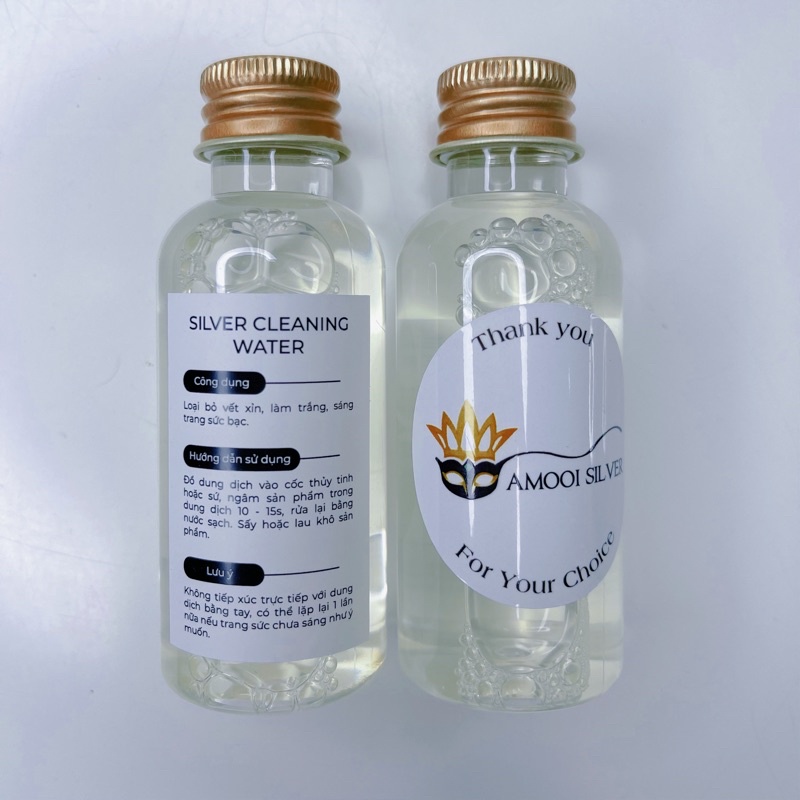 Chai nước rửa bạc 50ml - Amooi Silver AP01