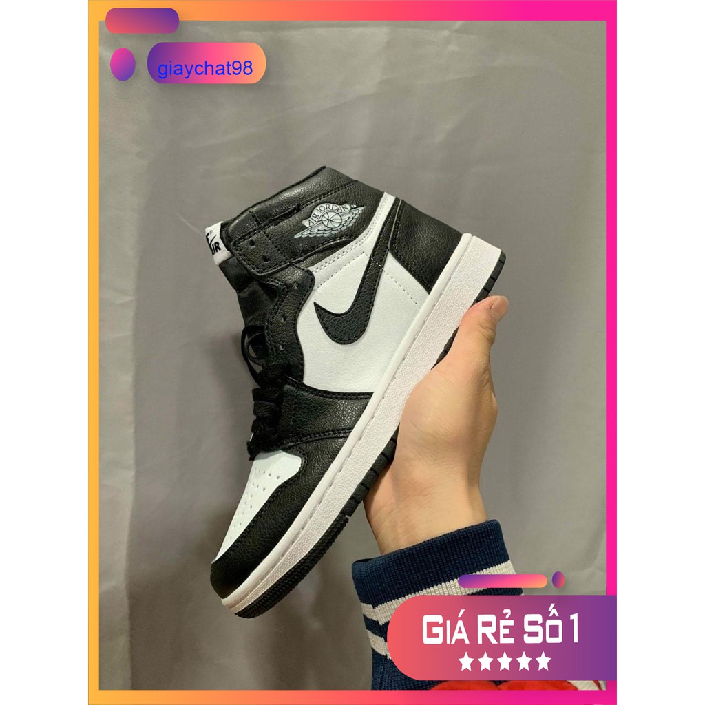 Giày thể thao sneaker JD TRẮNG ĐEN cao cổ hight full size nam nữ da bò đôt không cháy | WebRaoVat - webraovat.net.vn