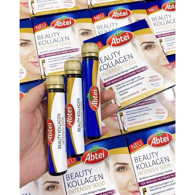 Collagen uống dạng ống Abtei Beauty Kollagen Intensiv 5000